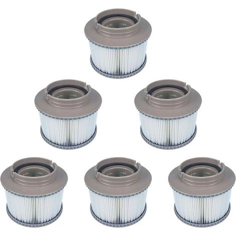 2024 - Lot de 8 filtres de rechange pour l'entretien de votre piscine gonflable ou jacuzzi Mspa Ruikalucky-xjw-AquaForge (1/5)