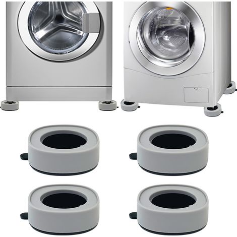 8 Pcs Washing Machine Anti Vibration Pads Noise Reducing Anti Slip for All Washers & Dryers  Tapis Antivibratoires Lot de 8 Anti-Dérapant avec Réduction de Bruit pour Tous Lave-Linge et Sèche-Linge (1/5)