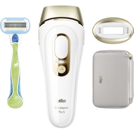 Braun BR2-238427 épilateur léger Lumière pulsée Or, Blanc