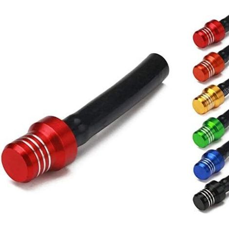6 couleurs de tuyau de reniflard de valve de bouchon de réservoir de filtre à carburant de moto adapté pour CRF50 CR80 CR85 CR125R CR125R CR250R CRF250R pit tout-terrain vélo ATV tout-terrain (noir + (1/3)