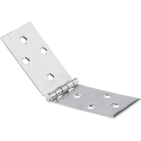 Hettich – Charnière inox pour meuble 30x80mm – Fixation à vis – Pour bois dur – Charge maximale 50kg