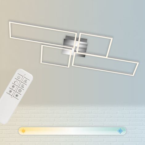 Cornice LED CCT 110 cm 2x15W 1600lm Cromo (1/4)