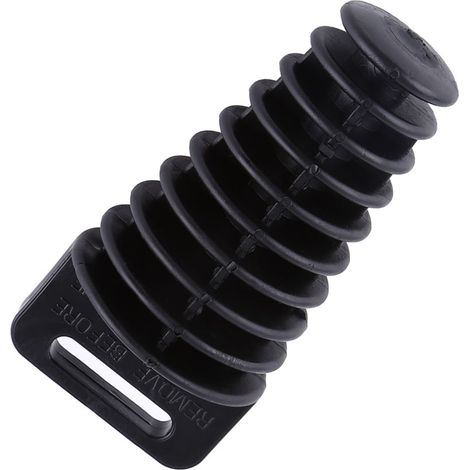 Bouchon de lavage noir pour silencieux moto, dirt bike, ATV et quad 2-4 temps (1/5)