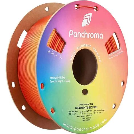 Filamento per stampante 3D Polymaker panchroma pla effetto gradiente seta (1/3)