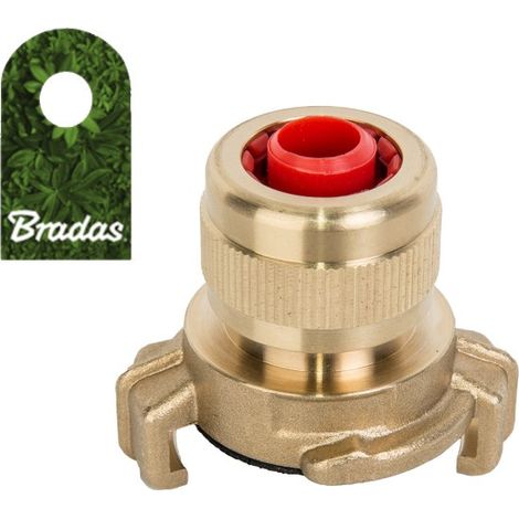 Raccord à griffes Geka pour tuyau de 1/2" en laiton BR-GK12 bradas 4658 (1/3)