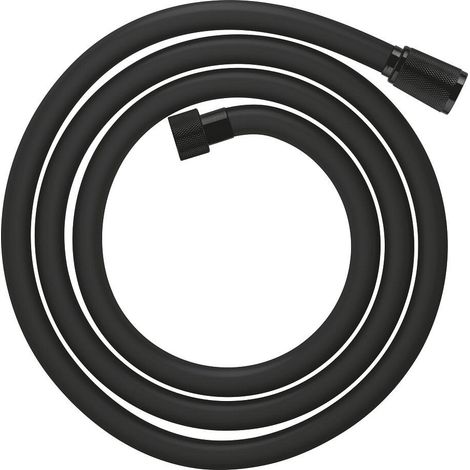 Grohe Silverflex Brauseschlauch, 1750mm, mit TwistStop und AntiFold, Phantom Black, 28388KF1 (1/4)