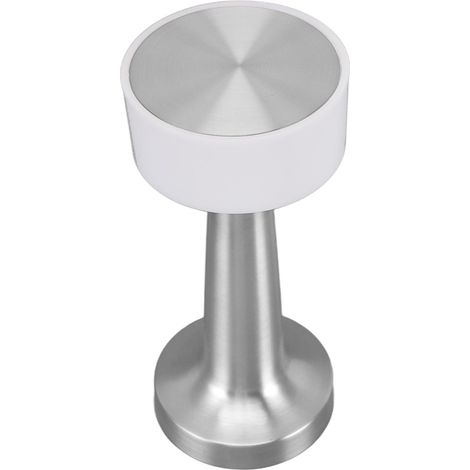 Kabellose Tischleuchte, 3 Farbmodi, Touch-Bedienung, stufenloses Dimmen, 1800 mAh Akku, USB-Ladefunktion, Leselampe, für Schlafzimmer und Büro, silberfarben (1/5)