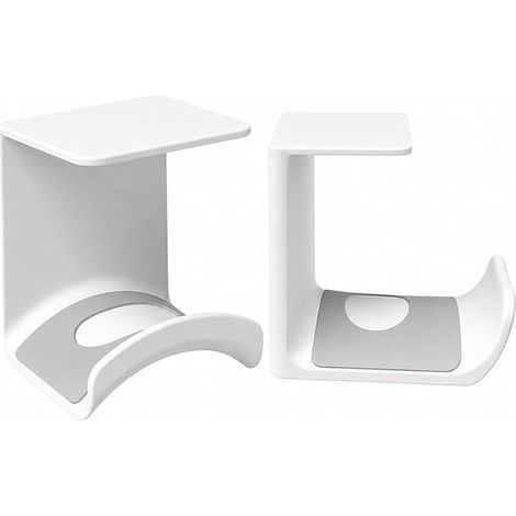 Supports Casque Audio Blancs Auto-Adhésifs pour Bureau (1/3)