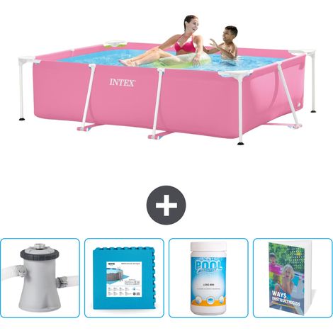 Rechteckiger Frame Pool - 220x150x60 cm - 5-teilig SCB130 (1/4)