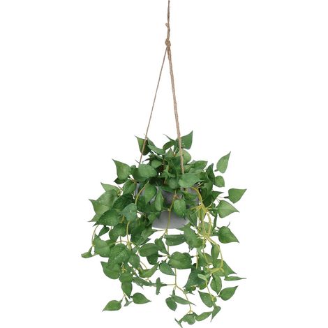 Plante Artificielle Tombante Verte Imitation Lierre, Décoration Suspendue (1/5)