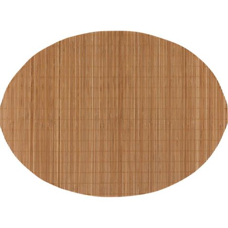 Set de Table Ovale "Bambou" 35x48cm Naturel
