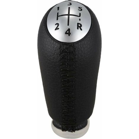 Pommeau de Levier de Vitesses pour Voiture à 5 Vitesses pour -Laguna Megane 2 Clio 3 2003-2009 Kangoo 2009 Mat (1/5)