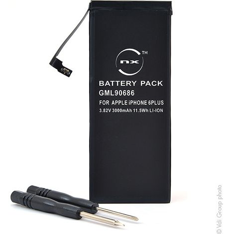 NX - Batterie téléphone, smartphone, GSM pour iPhone 6 Plus 3.82V 3000mAh - 616-0765616