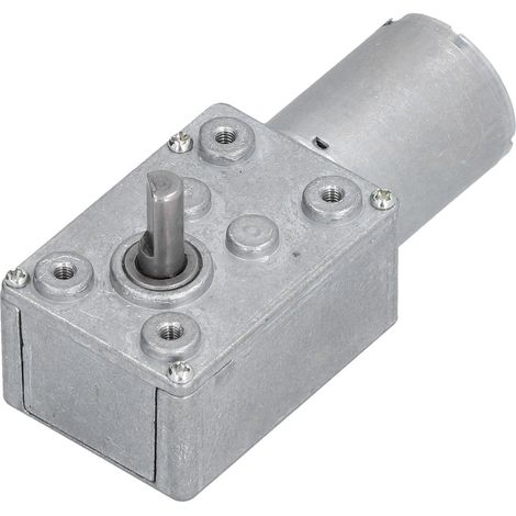 Moteur CC 12V 300mA courant nominal réducteur à vis sans fin arbre autobloquant pour ouverture de fenêtre (1/5)