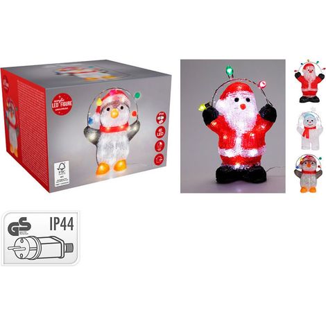 Figura de navidad, acrílica, modelos variados (1/2)