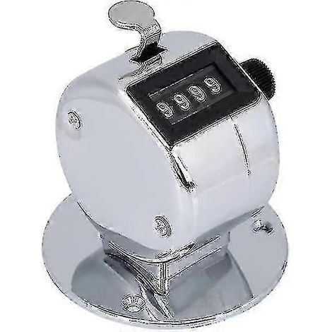 Compteur manuel, compteur de tours, compteur argenté, compteur à clics, compteur de paume manuel (4 pièces) (1/5)