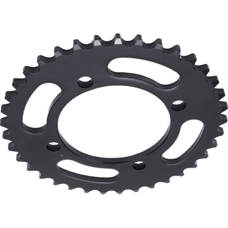 Pignon arrière 76mm 37 dents en acier noir pour vélo électrique, moto, quad et vélo de plage (1/5)