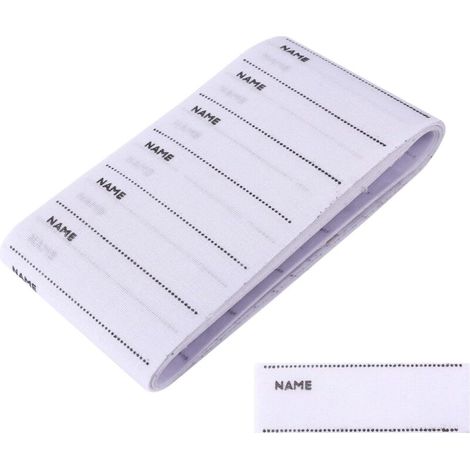 Clothing labels, 200pcs iron-on fabric labels for sewing personalized clothing for school uniforms.
