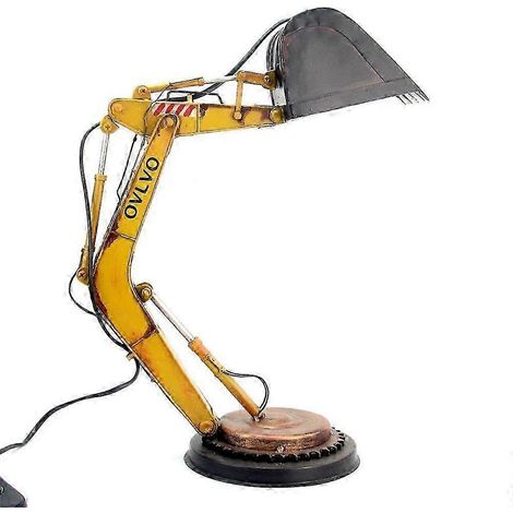 Bagger-Tischlampe, Baustellen-Deko, LED-Weihnachtsbeleuchtung, Kleinkind-Büro-Valentinstagsgeschenklampe fürs Schlafzimmer