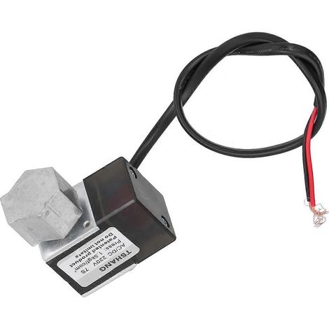 Accessoires pour pompe à air avec électrovanne à filetage M8, base en aluminium moulé, AC/DC 220 V, trou latéral (1/4)