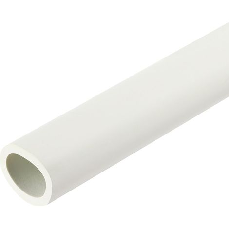Tube d'Isolation en Mousse pour Tuyau, Conduits Isolants Thermique 61cm/24", Tuyaux Caoutchouc en Mousse ID 32mm OD 44mm pour Support Poignée Chauffage Tube Climatisation, Blanc (1/5)