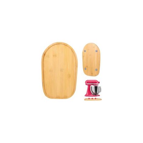 Planche de Glissement Compatible KitchenAid Support Coulissante en Bambou Pour Mixer Slider Mat for Kitchen Aid Stand Mixer(34X21cm) (1/5)