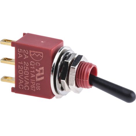 Interrupteur à levier RS PRO, On-On, 1RT, 5 A @ 250 V c.a. ( Prix pour 1 )