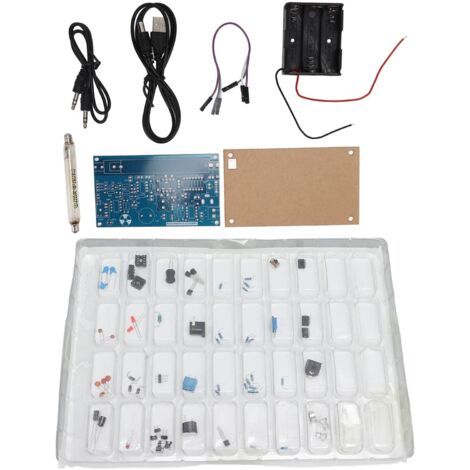 Détecteur de Rayonnement Nucléaire Bricolage, Kit de Compteur Geiger à Poignée Portable Pièces Non Assemblées sans Soudure Dosimètre de Rayonnement 380V-550V (1/5)