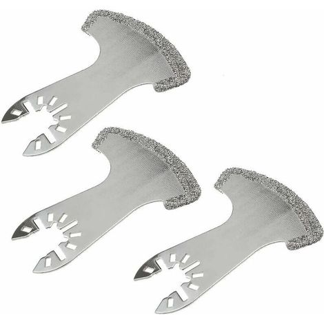 Lot de 3 lames oscillantes pour scie à coulis - (1/5)