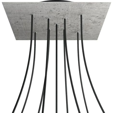 Lámpara creative-cables rose-one xxl cemento 45x45 cm (1/3)