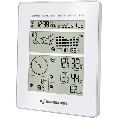 Station météo radiopilotée numérique Bresser Optik 7002500 X45746 (1/4)