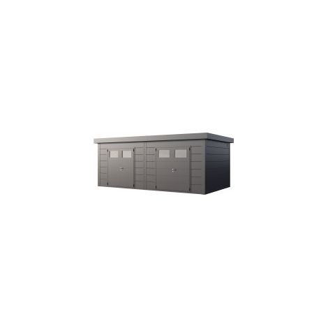 CASETA METALICA JARDIN NOVO HABITAT NH12 DOBLE ANTRACITA (1/5)