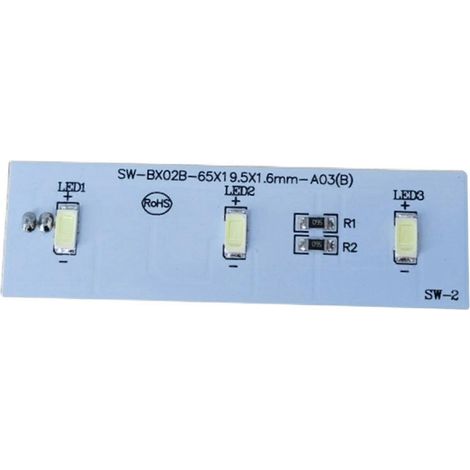 Bande lumineuse LED de remplacement pour compartiment congélateur de réfrigérateur Electrolux, en particulier la bande lumineuse ZBE2350HCA SW-BX02B. (1/2)