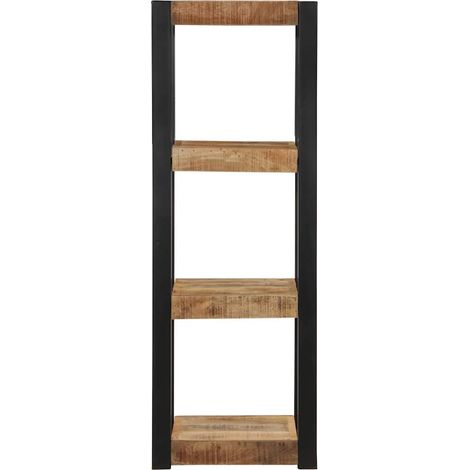 Étagère murale  Étagère flottante 35x35x100 cm bois de manguier brut massif (1/5)