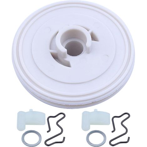 Kit Poulie de Démarreur à Ressort de Rappel avec Griffes, Chien et Rondelle pour Stihl 024 026 11251950401, Poulie de Démarreur à Ressort, Kit Griffes de Démarreur (1/5)