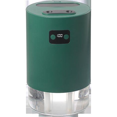 Portable Mini Atomizing Humidifier - 1000ml Large Capacity Pull-Type Air Humidifier, Aroma Diffuser, Home Atomizer, Cooling Humidifier - Green
