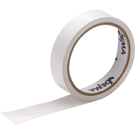 Doppelseitiges Klebeband 24mm x 10m weiß (1/3)
