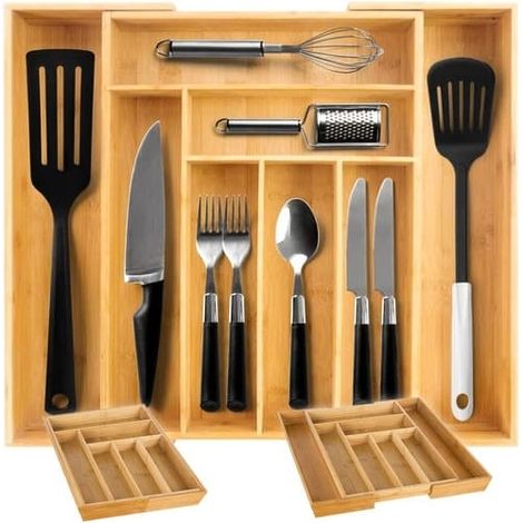 Rangement pour couverts / Rangement pour tiroir - Bambou (1/5)