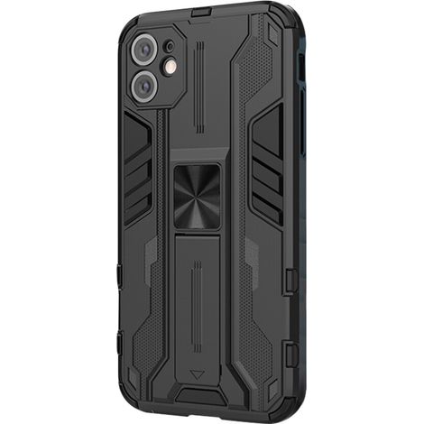 Adatta a superfici ruvide, questa custodia per iPhone è realizzata in morbido TPU antiscivolo con una texture puntinata e presenta una robusta cover posteriore rigida a doppio strato. (1/2)