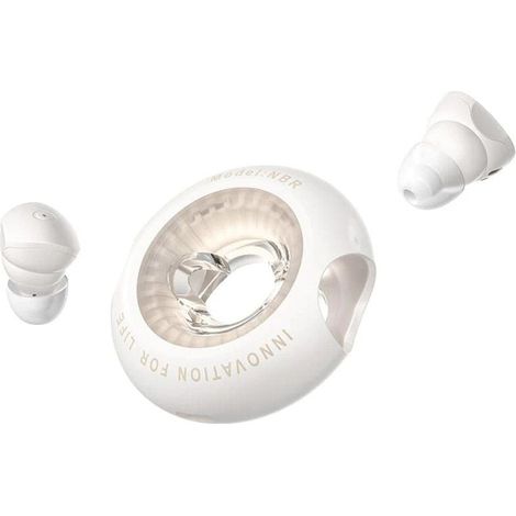 Bezprzewodowe słuchawki douszne Vention Donut-Shaped BT 5.3 IPX4 białe