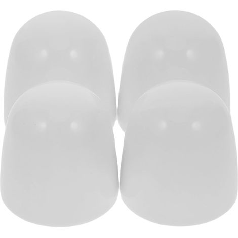 Capuchons Décoratifs Abs Blancs, 4 Pièces (1/5)