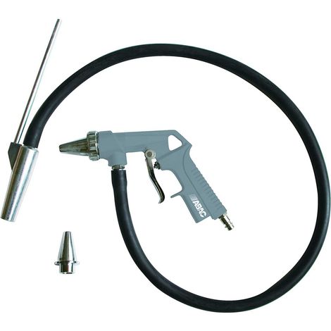 ABAC Pistolet de Sablage G-561H, Pistolet de Sablage Grande Surface, Buse de 6 mm, Tuyau d'Alimentation de 1 M, Pression Max. Pression 8 Bar