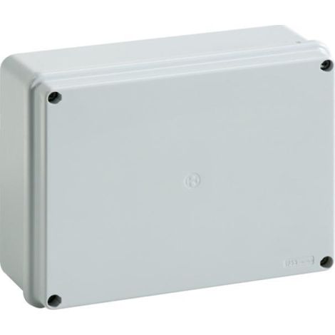 Cassetta di derivazione stagna da parete con viti metalliche grigio ip56 04 vm bocchiotti b04844