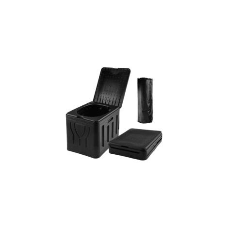 Toilette Portable, Toilette Seche, Mobiles WC, Camping avec Couvercle Adulte Enfant Toilettes de Voiture, Pliables Pot de Voiture Pliant WC Camping pour Sorties, Pique-Niques, Pêche