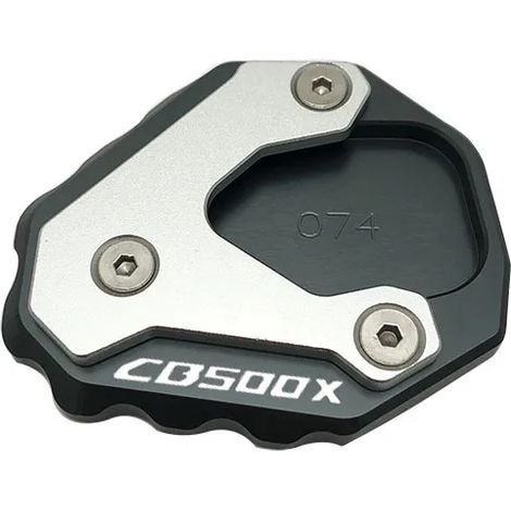 (Titanium CB500x) Compatible avec HONDA CB500X CNC, plaque d'extension de béquille latérale, support de béquille latérale, coussinet de support Maxpower (1/4)