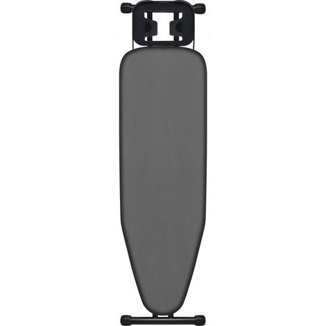 Planche à repasser 110 x 34 cm, réglage de la hauteur à 7 niveaux, pliable, housse en coton résistant à la chaleur, grille d'aération métallique, avec repose-repasser, cadre en acier stable (1/5)