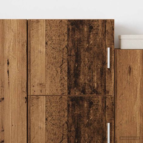 Armoire murale en bois d’ingénierie effet bois ancien 45 x 42,5 x 40 cm - PANGIVO (1/5)