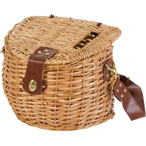Cesto Funghi con tracolla e coperchio 30x20 Verdelook (1/4)
