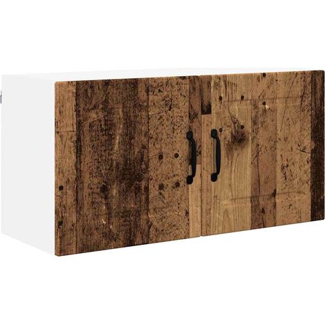 Meuble mural de cuisine,Armoire de cuisine avec porte Bois Ancien 80 x 31 x 40 cm CFW31660 (1/5)