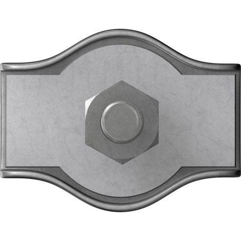 Seilklemme 2 mm Stahl galvanisch verzinkt dörner + helmer 4814384 20 St. (1/3)